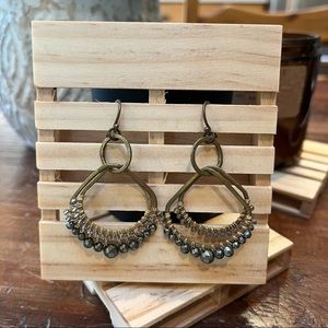 Chan Luu Brass + Pyrite Earrings